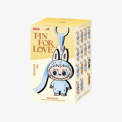 Pin for Love Series (A–M) — Vinyl Plush Pendant Blind Box