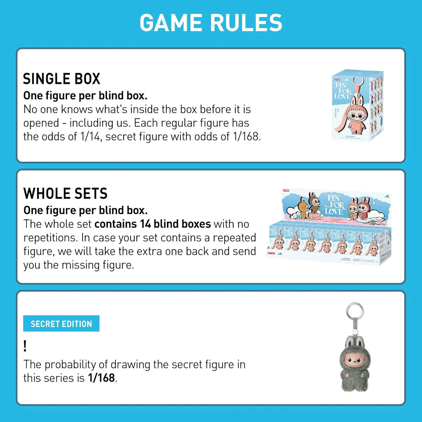 Pin for Love Series (N–Z) — Vinyl Plush Blind Box